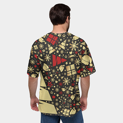 Мужская футболка оверсайз ЩЕЛКУНЧИК - 2022 / 3D-принт – фото 4