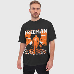 Футболка оверсайз мужская Walkin Freeman, цвет: 3D-принт — фото 2