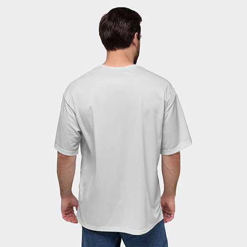 Мужская футболка оверсайз HERES PINEAPPLE! / 3D-принт – фото 4