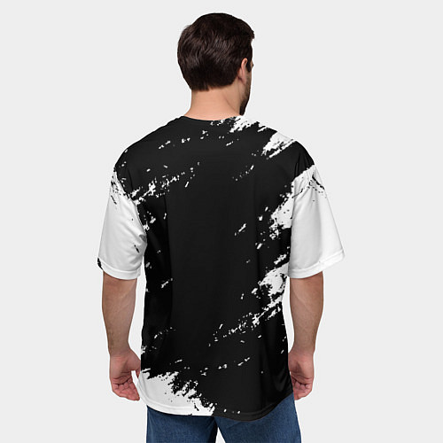 Мужская футболка оверсайз Гражданская оборона Анархия / 3D-принт – фото 4