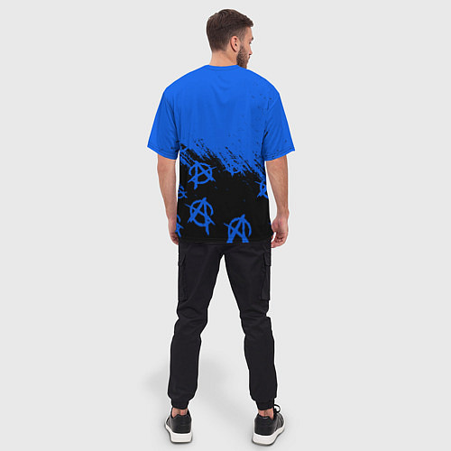 Мужская футболка оверсайз Гражданская оборона Гр Об / 3D-принт – фото 4