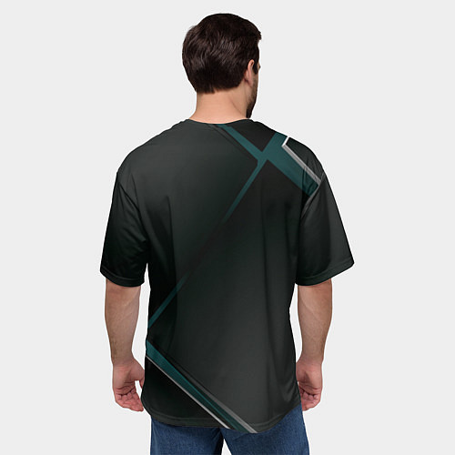 Мужская футболка оверсайз Сяо Xiao, Genshin Impact / 3D-принт – фото 4