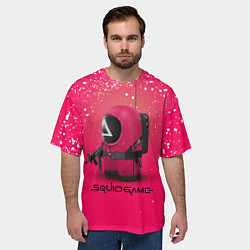 Футболка оверсайз мужская Among Us x Squid Game, цвет: 3D-принт — фото 2