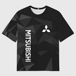 Футболка оверсайз мужская МИТСУБИСИ, MITSUBISHI ГЕОМЕТРИЯ, цвет: 3D-принт