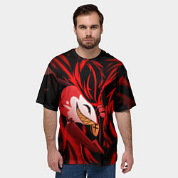 Футболка оверсайз мужская АДСКИЙ БОСС Helluva Boss, цвет: 3D-принт — фото 2