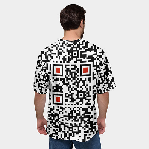 Мужская футболка оверсайз Отвали - нецензурно / 3D-принт – фото 4