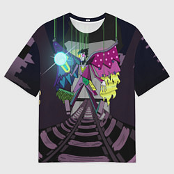 Мужская футболка оверсайз Spamton: BIG SHOT ! Deltarune Спамтон