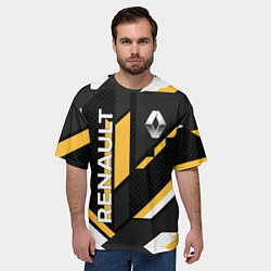 Футболка оверсайз мужская RENAULT GEOMETRY SPORT, цвет: 3D-принт — фото 2