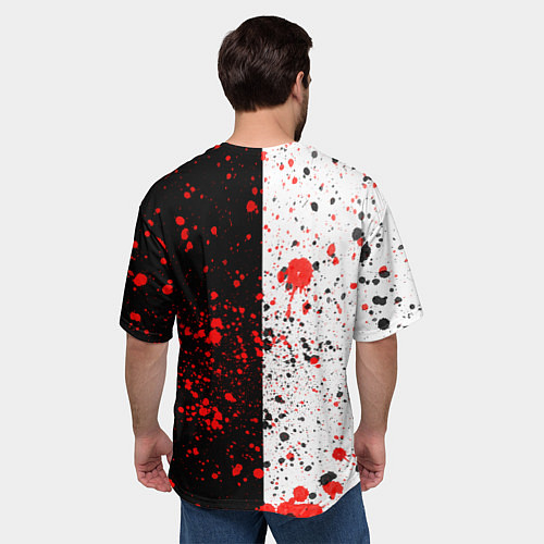 Мужская футболка оверсайз Code Vein Logo / 3D-принт – фото 4