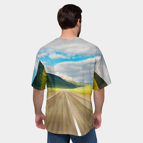 Мужская футболка оверсайз Euro Truck Simulator / 3D-принт – фото 4