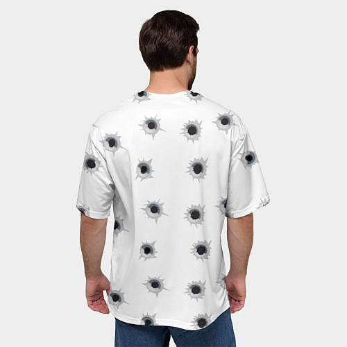 Мужская футболка оверсайз Wormsчервяки / 3D-принт – фото 4