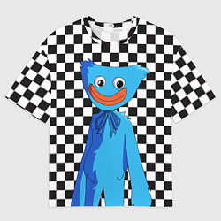 Футболка оверсайз мужская POPPY PLAYTIME ПОППИ ПЛЕЙТАЙМ РИСУНОК ХАГГИ ВАГГИ, цвет: 3D-принт