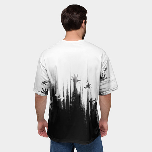 Мужская футболка оверсайз Dying Light- 2 / 3D-принт – фото 4