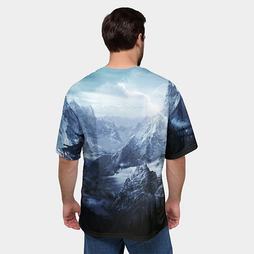 Мужская футболка оверсайз Великий God of War Z / 3D-принт – фото 4