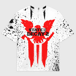 Мужская футболка оверсайз State of Decay Кровь