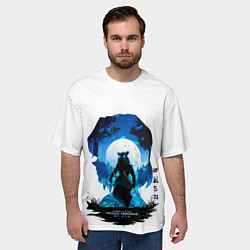 Футболка оверсайз мужская Иноске Клинок рассекающий демонов, цвет: 3D-принт — фото 2