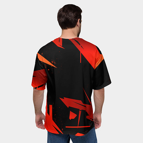Мужская футболка оверсайз ДИЛЮК ИЗ МОНДШТАТА DILUC / 3D-принт – фото 4