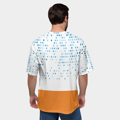 Мужская футболка оверсайз СнежовичОк / 3D-принт – фото 4