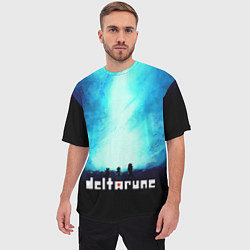 Футболка оверсайз мужская DELTARUNE ГЕРОИ ИГРЫ, цвет: 3D-принт — фото 2