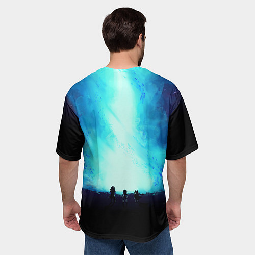 Мужская футболка оверсайз DELTARUNE ГЕРОИ ИГРЫ / 3D-принт – фото 4