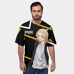 Футболка оверсайз мужская МАЙКИ МАНДЗИРО САНО, цвет: 3D-принт — фото 2