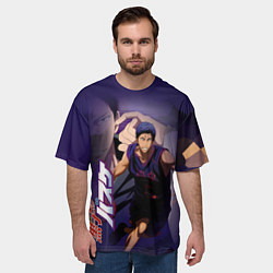 Футболка оверсайз мужская Дайки Аомине- игрок баскетбольной команды, цвет: 3D-принт — фото 2