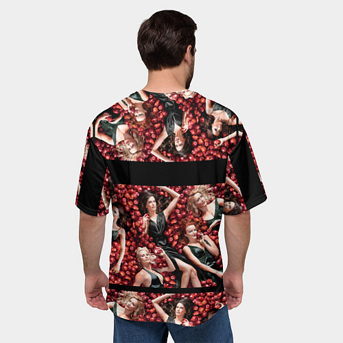 Мужская футболка оверсайз Desperate Housewives - в яблоках / 3D-принт – фото 4