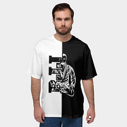 Футболка оверсайз мужская BJJ, цвет: 3D-принт — фото 2