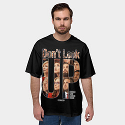 Футболка оверсайз мужская Dont look up: Не смотрите наверх, цвет: 3D-принт — фото 2