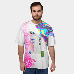Футболка оверсайз мужская Шаза Психоделика, цвет: 3D-принт — фото 2