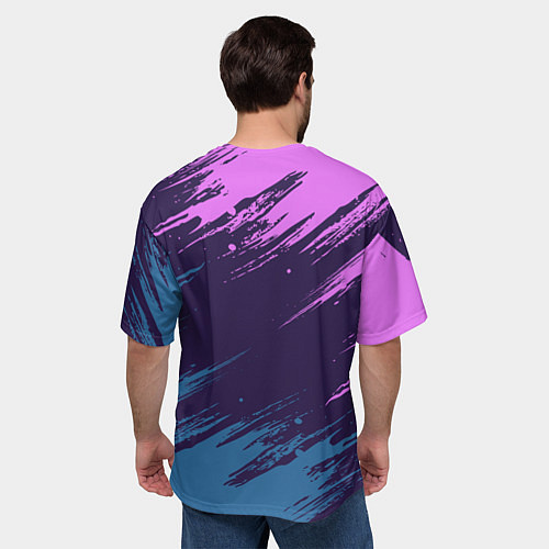 Мужская футболка оверсайз ARCANE League Of Legends JINX / 3D-принт – фото 4