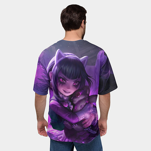 Мужская футболка оверсайз Goth Annie League Of Legends / 3D-принт – фото 4