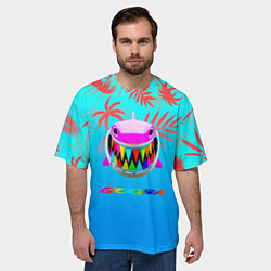 Футболка оверсайз мужская 6IX9INE tropical, цвет: 3D-принт — фото 2