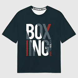 Футболка оверсайз мужская Бокс - Boxing, цвет: 3D-принт