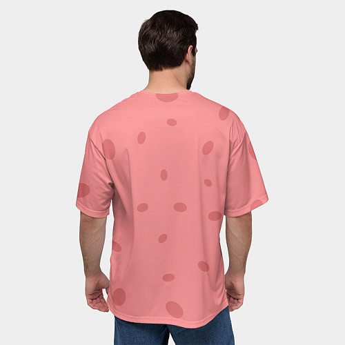 Мужская футболка оверсайз Патрик пара / 3D-принт – фото 4