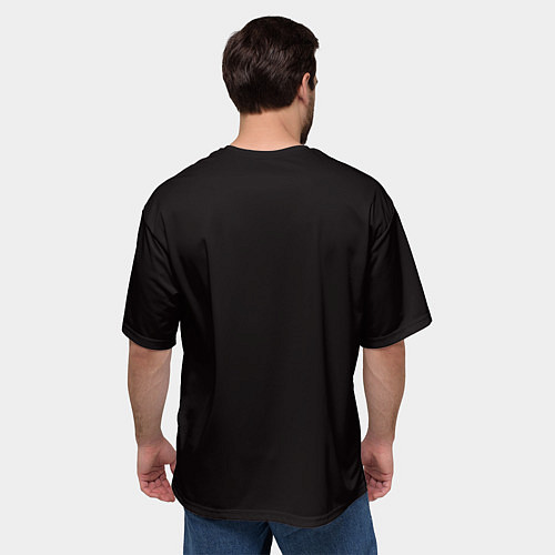 Мужская футболка оверсайз Робот полицейский art / 3D-принт – фото 4
