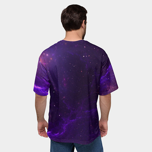 Мужская футболка оверсайз Fischl Фишль / 3D-принт – фото 4