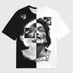 Футболка оверсайз мужская Salvador Dali - Сальвадор Дали, цвет: 3D-принт