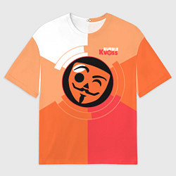 Мужская футболка оверсайз Бабл Квас - Bubble Kvass