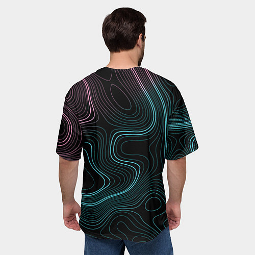 Мужская футболка оверсайз BTS : бтс / 3D-принт – фото 4