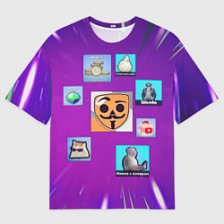 Мужская футболка оверсайз Babl Kvas Items