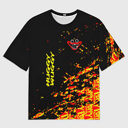 Мужская футболка оверсайз Poppy Playtime huggy wuggy хагги вагги