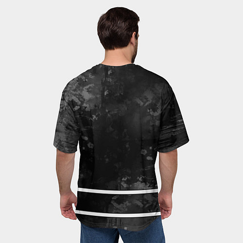 Мужская футболка оверсайз Филадельфия Флайерз, Philadelphia Flyers / 3D-принт – фото 4