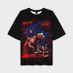 Мужская футболка оверсайз Sonic Exe - killer