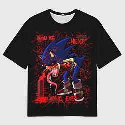 Футболка оверсайз мужская Sonic Exe - killer, цвет: 3D-принт