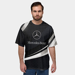 Футболка оверсайз мужская Mercedes-Benz Sport, цвет: 3D-принт — фото 2