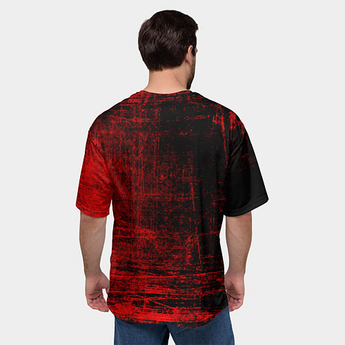 Мужская футболка оверсайз Sonic Exe / 3D-принт – фото 4