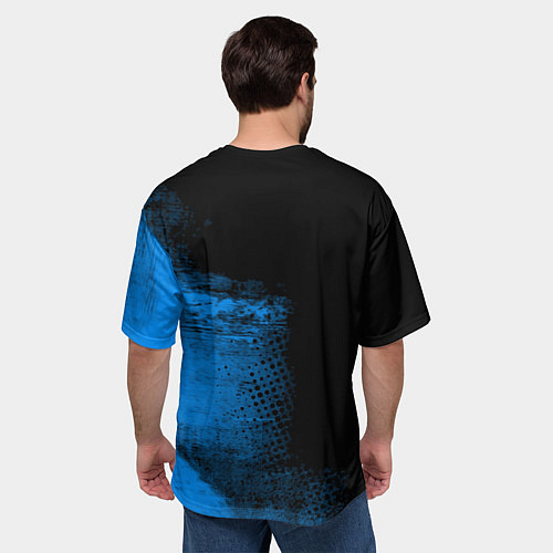 Мужская футболка оверсайз Тёмная энергия! / 3D-принт – фото 4