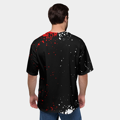 Мужская футболка оверсайз Декстер Новая Кровь Dexter New Blood / 3D-принт – фото 4