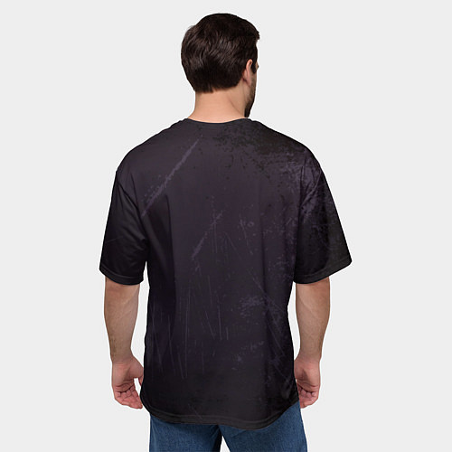 Мужская футболка оверсайз Стрелок! / 3D-принт – фото 4